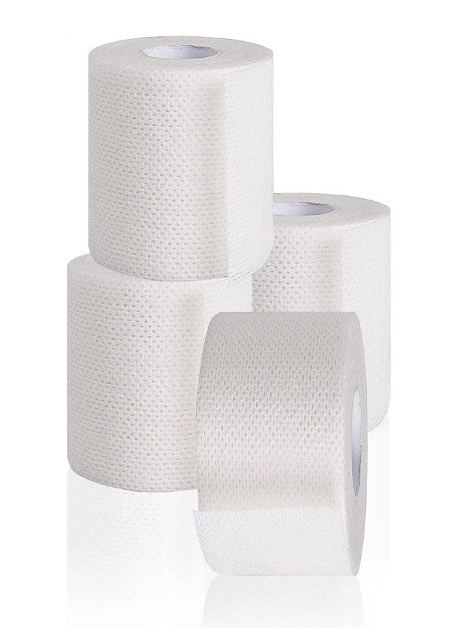 كومفرت أكسيس شريط لاصق قماشي ناعم ممتاز سهل التمزق 2 بوصة × 10 ياردات للإسعافات الأولية، شريط جراحي قماشي يسمح بمرور الهواء (عبوة من 4 قطع) - Image 1